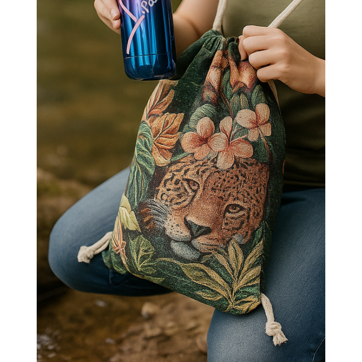 Mochila de Cuerda para Adultos Tigre