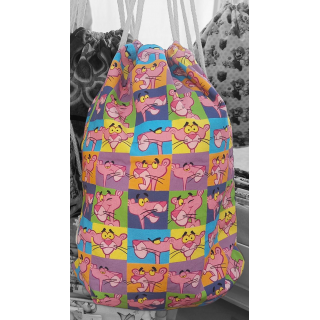 Mochila de Cuerda Infantil Pantera Rosa