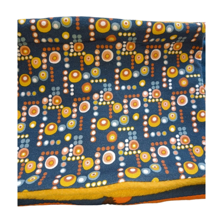 Braga de cuello infantil artesanal estampado dots