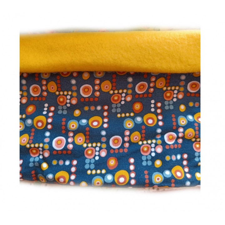 Braga de cuello infantil artesanal estampado dots