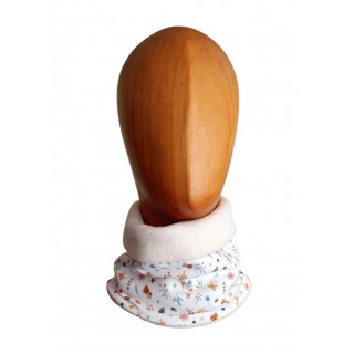 Braga de cuello infantil reversible con interior polar