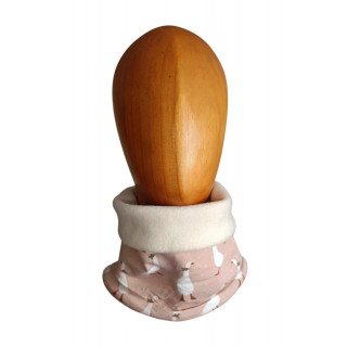 cuello polar infantil ocas con interior polar blanco