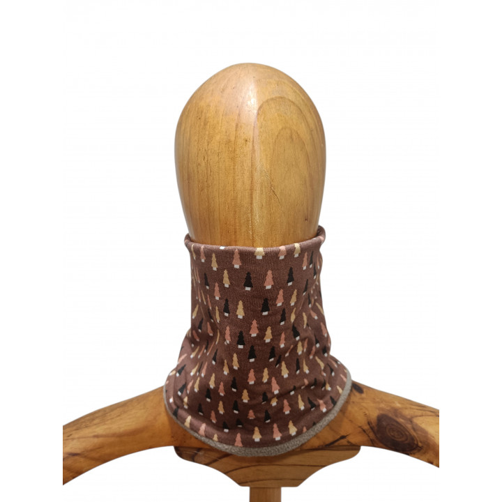 Cuello polar infantil Abetos | Cuello de invierno artesanal