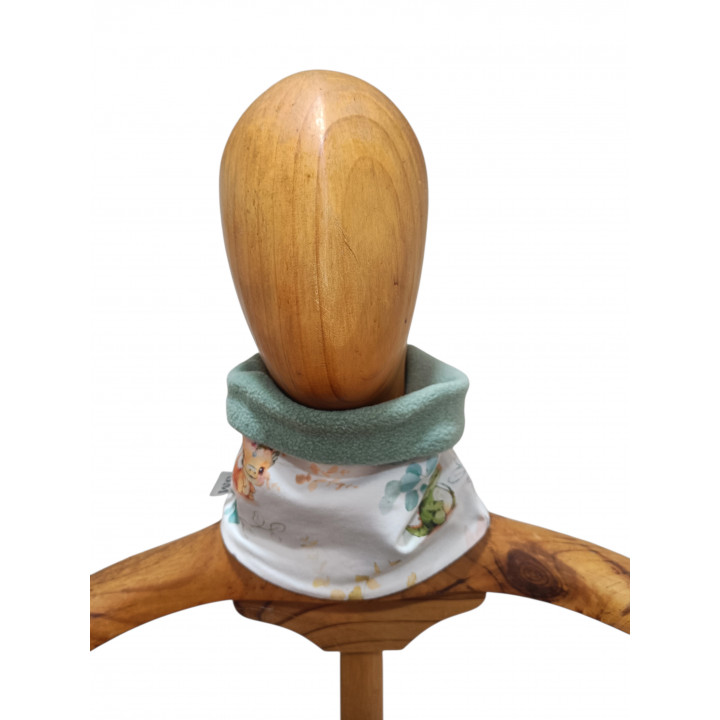 Cuello polar infantil Dragoncitos | Cuello de invierno artesanal