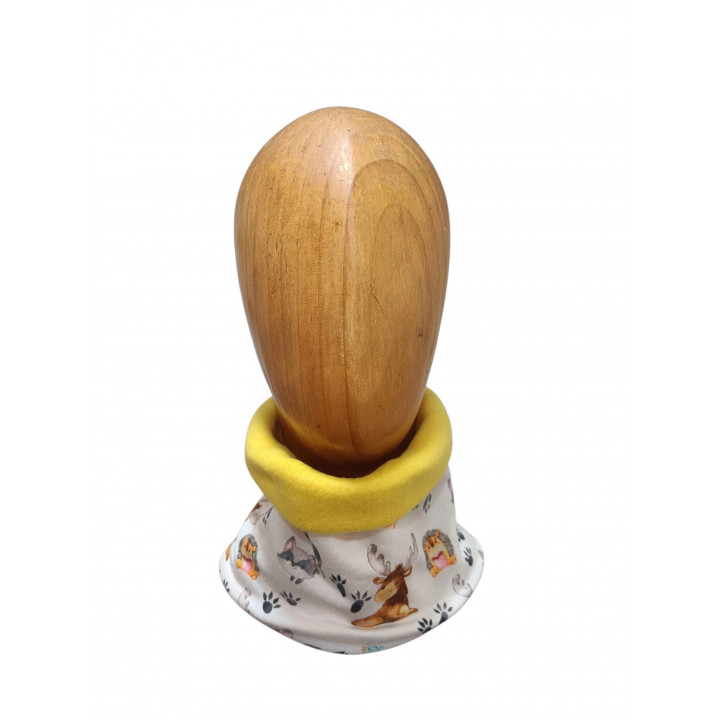 Cuello polar infantil Conejitos | Cuello de invierno artesanal