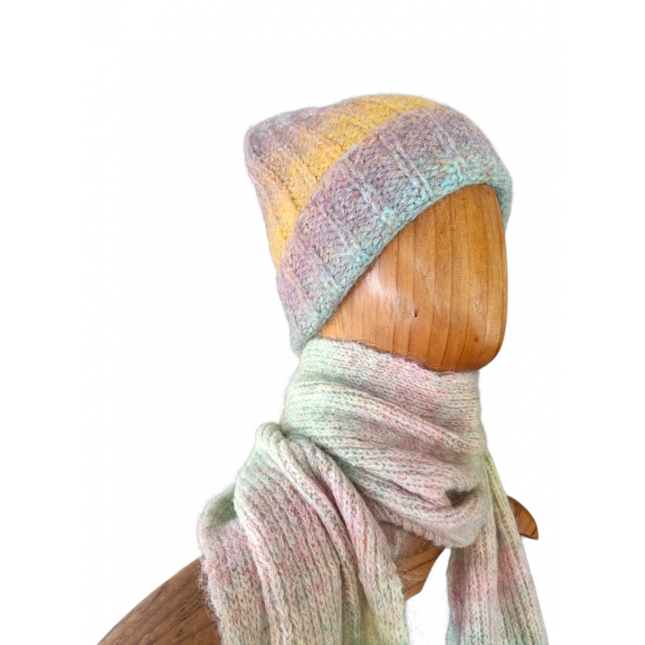 pack bufanda y gorro cachemira