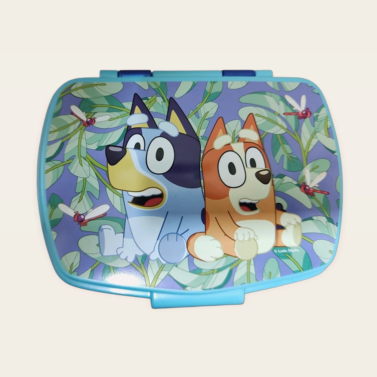 Sandwichera infantil Bluey, vista superior