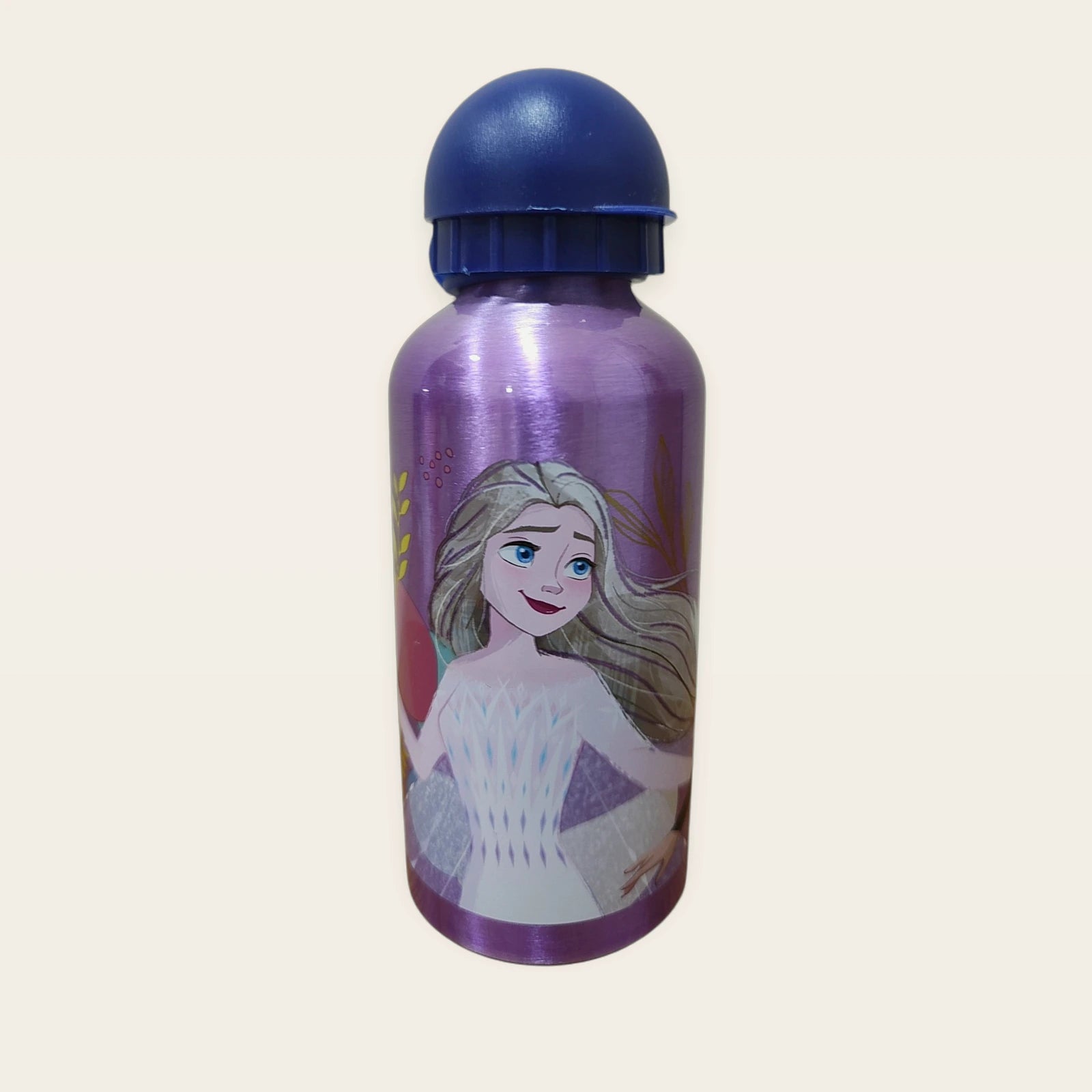 Botella infantil de aluminio Frozen con Elsa