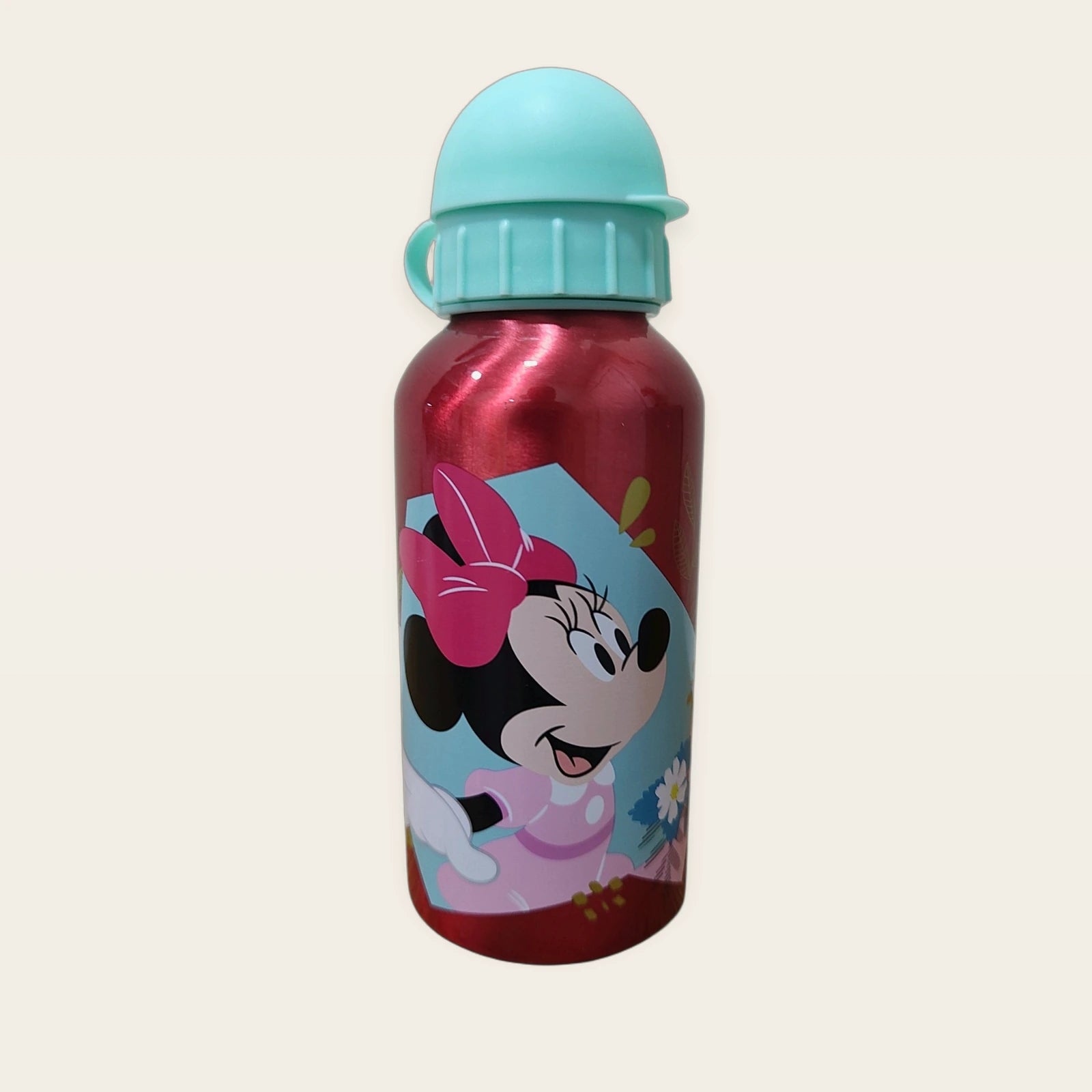 Botella infantil de aluminio Minnie con Minnie Mouse