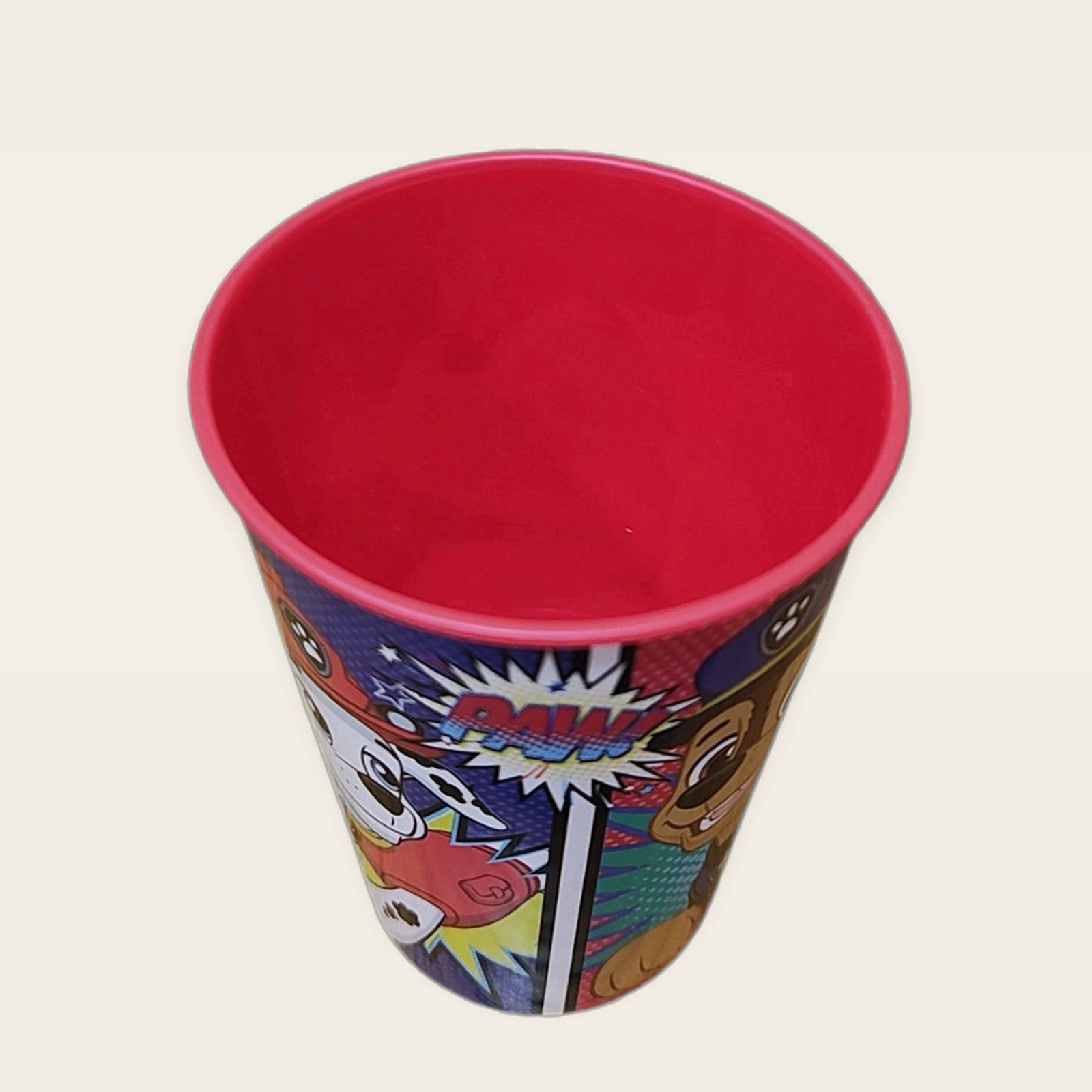 Interior del vaso infantil Patrulla Canina