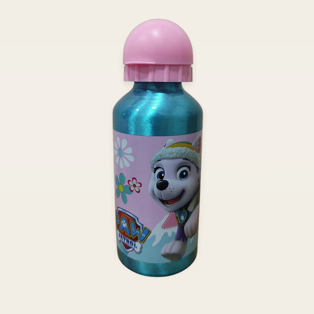 Botella infantil de aluminio Patrulla Canina Skye y Everest con Everest