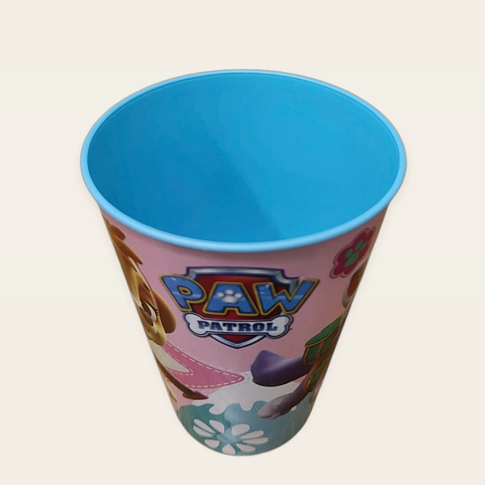 Interior del vaso infantil grande Patrulla Canina Skye y Everest