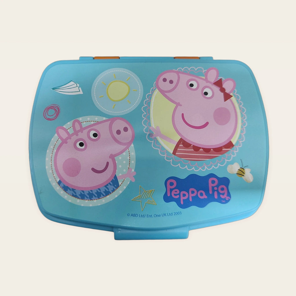 Sandwichera infantil Peppa Pig, vista superior
