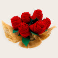 Bouquet of 6 Handmade Everlasting Roses with Perfume