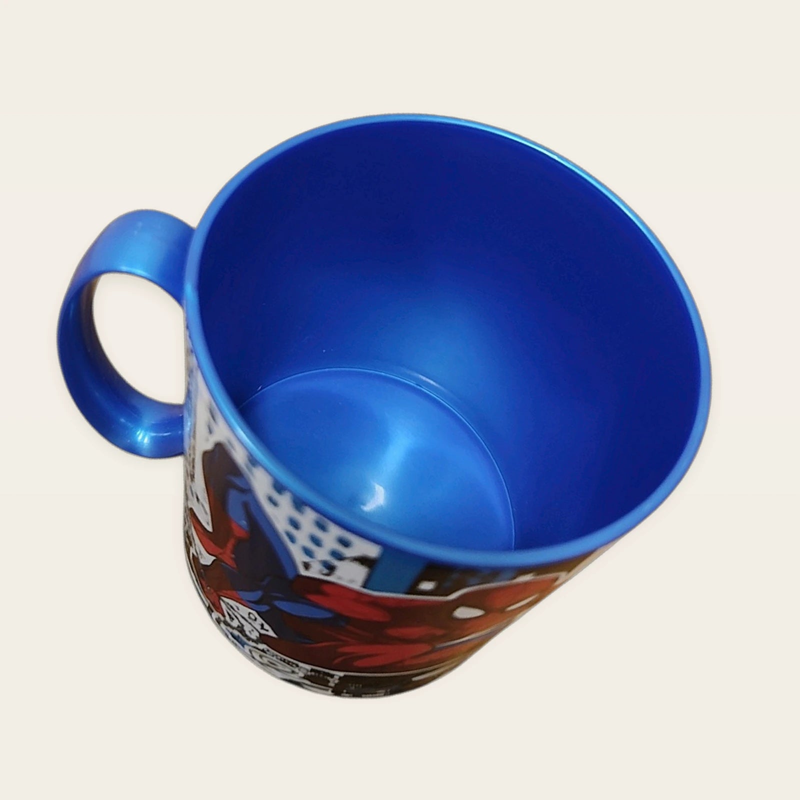 Interior de la taza infantil Spider-Man