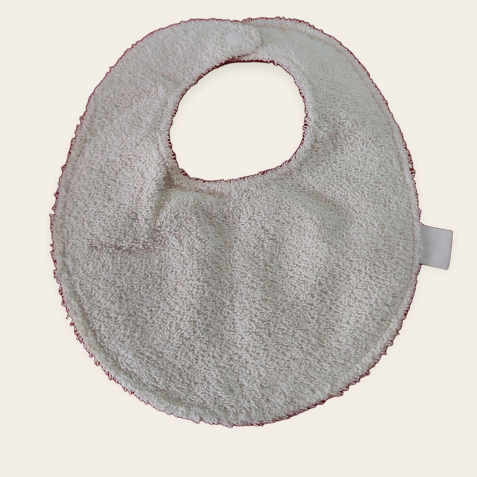 Parte trasera de rizo de bambú beige del babero 0–6 meses Koalas surferos [Variant: Beige]