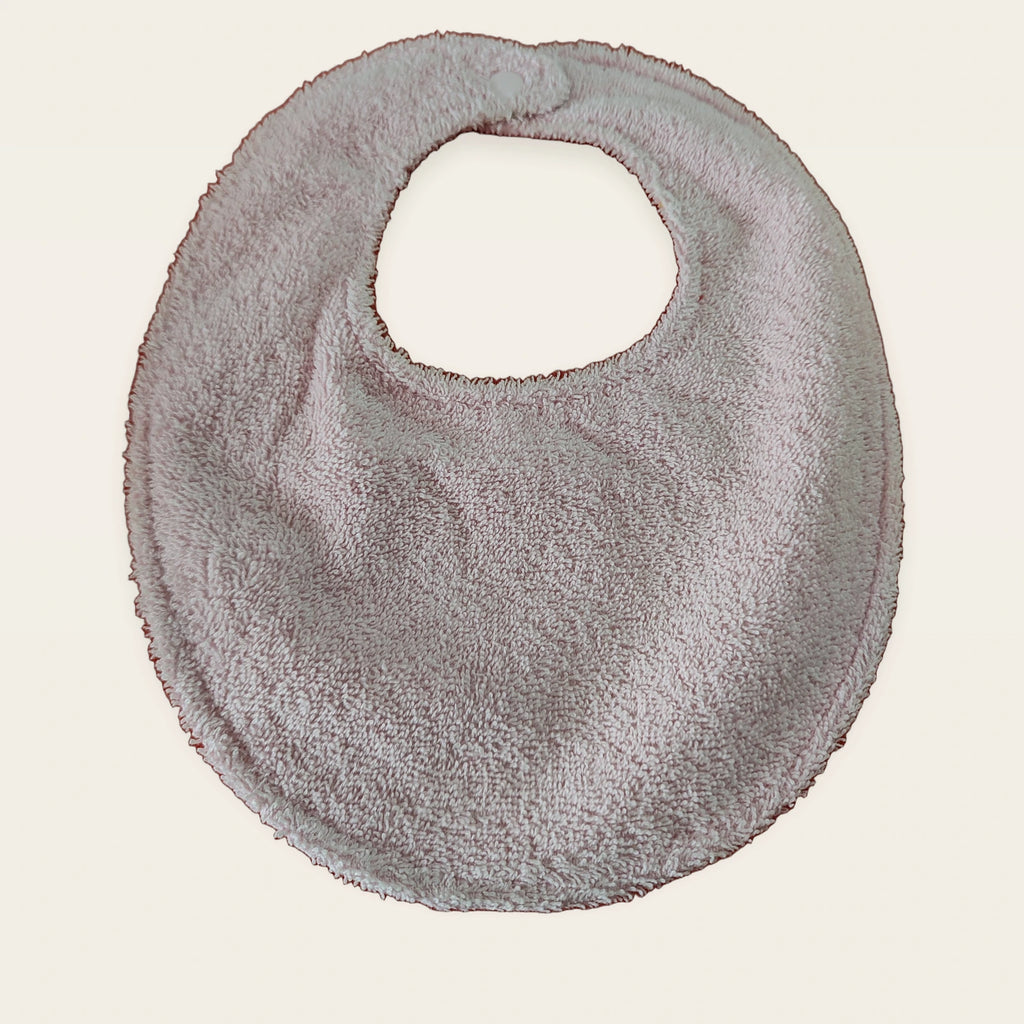 Parte trasera de rizo de bambú rosa del babero 0–6 meses Koalas surferos [Variant: Rosa]