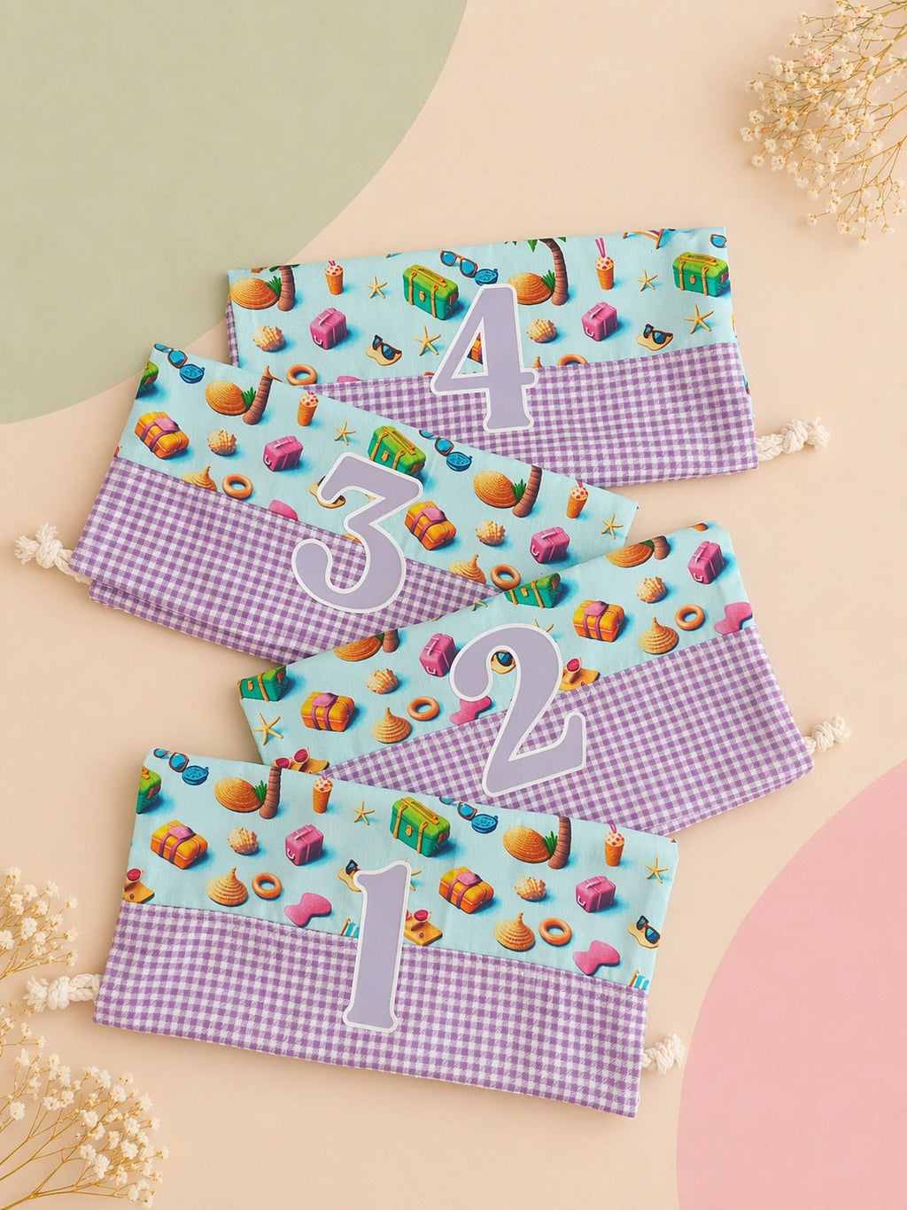 4 bolsas para la ropa [Variant: Aventura de Verano]