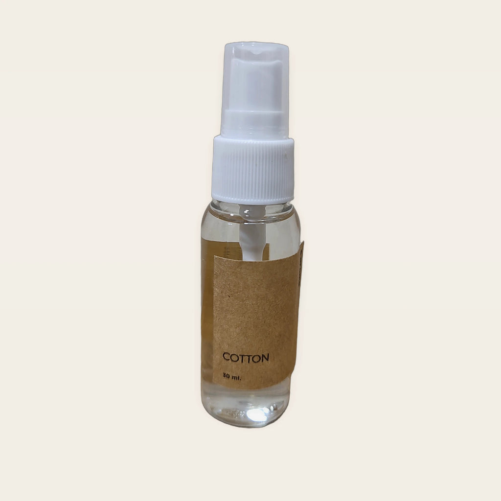 Muestra de perfume textil Cotton by.Cuqui en spray de 30 ml