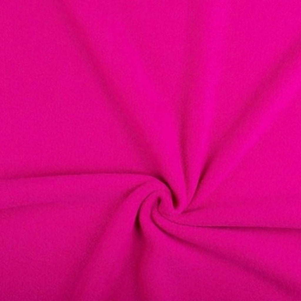 Detalle del tejido polar suave en color fucsia [Variant: Fucsia]